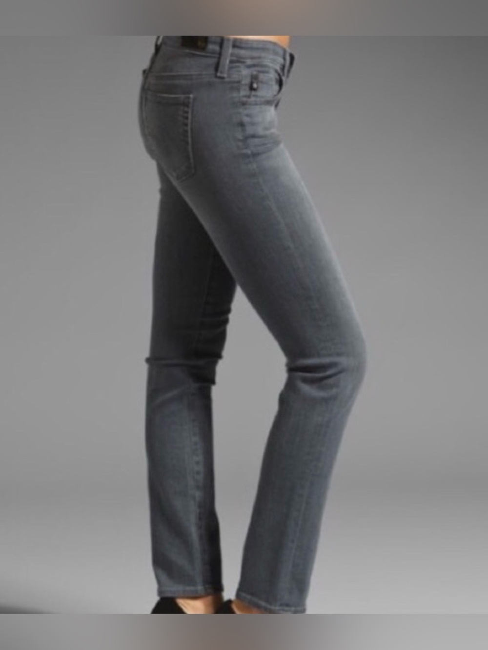Ag Adriano Goldschmied The Stilt Gray Cigarette Leg size 27R